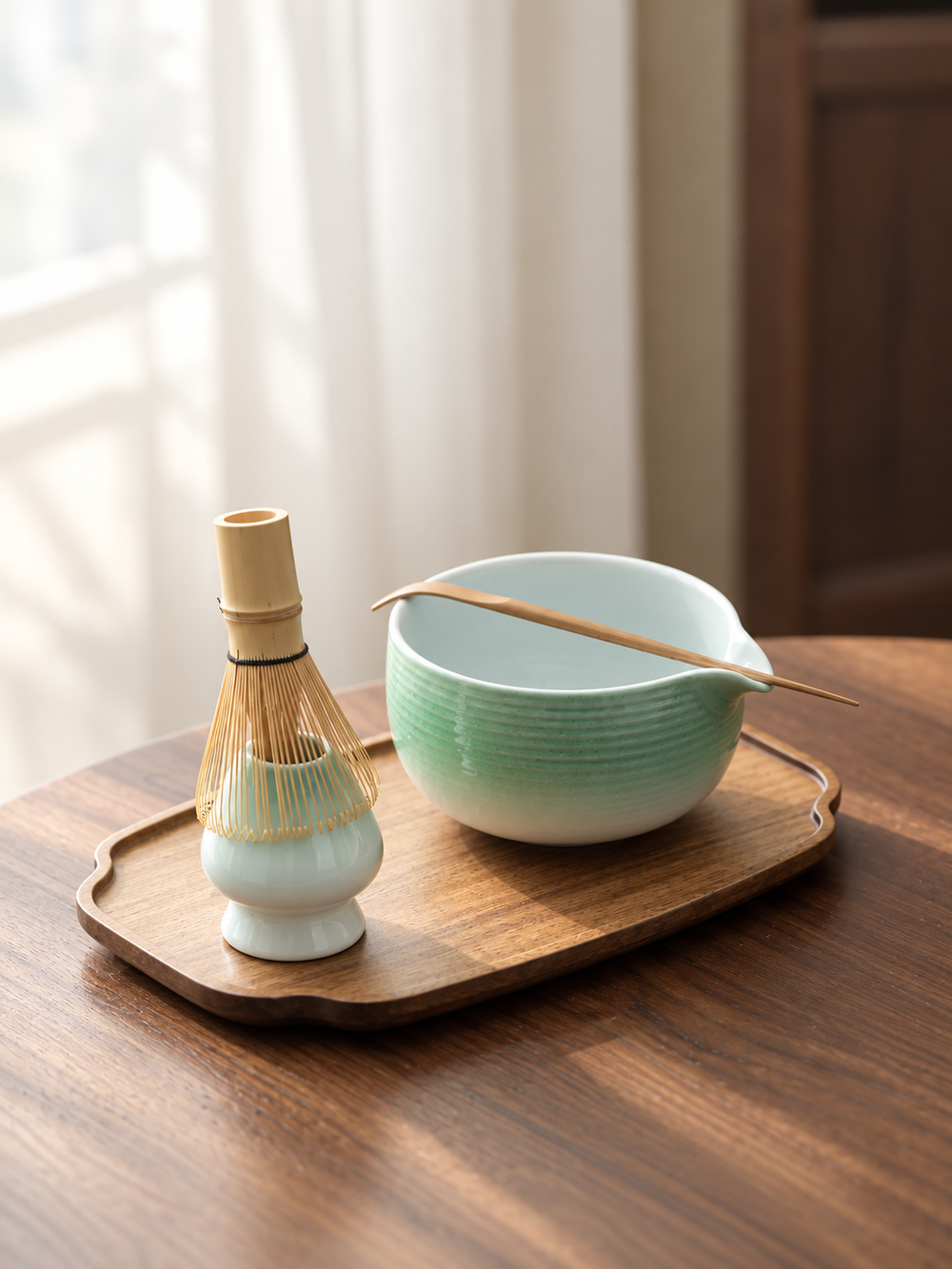 Ribbed & Classic Matcha Bowls — image 1