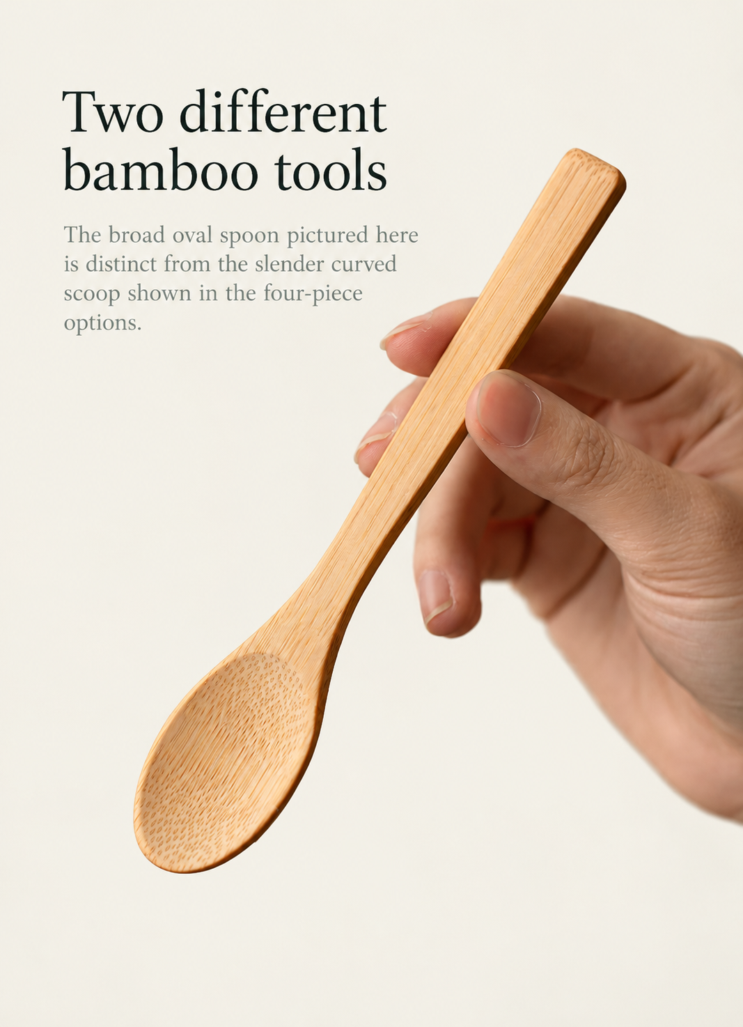 Two different bamboo tools