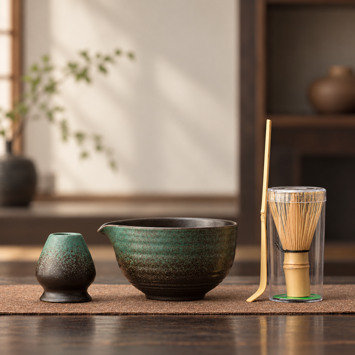 4-piece set / Kiln Green