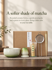 A softer shade of matcha