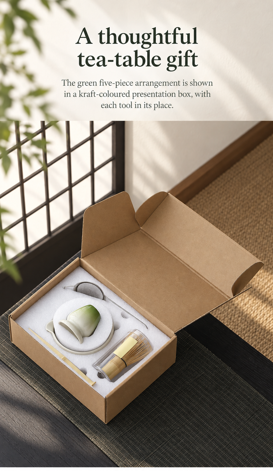 A thoughtful tea-table gift