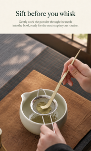 Sift before you whisk