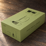 Empty Olive Printed Presentation Box