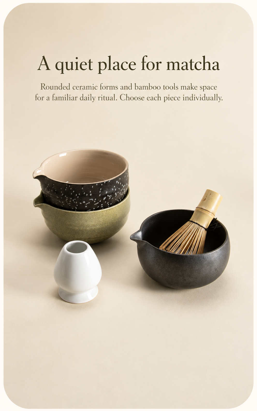 A quiet place for matcha