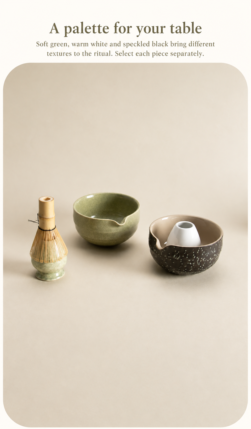 A palette for your table