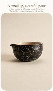 A small lip, a careful pour