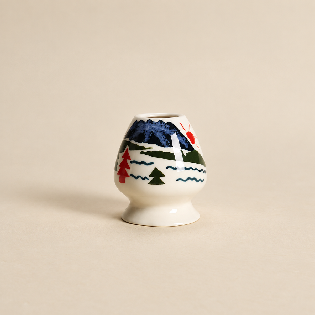 Mountain Landscape — Whisk Holder