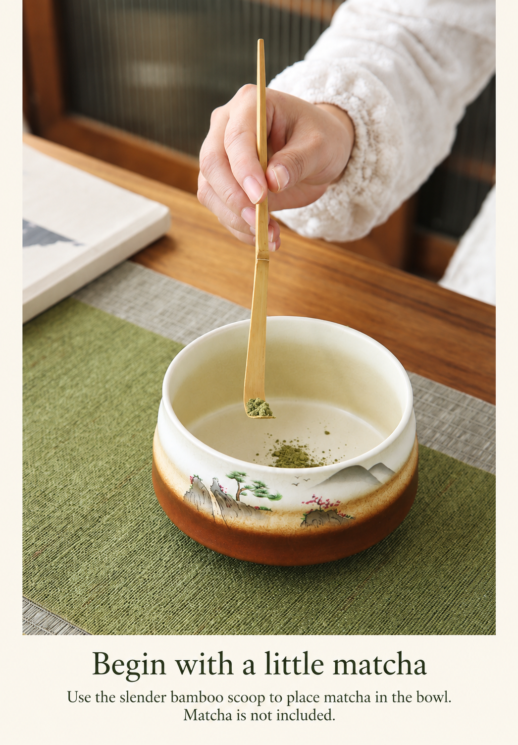 Begin with a little matcha