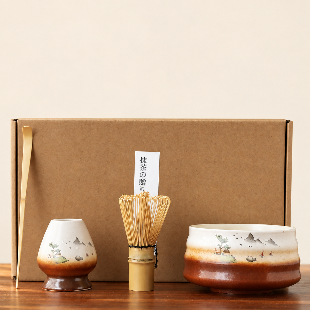 Four-Piece Ceramic Matcha Ritual Sets — image 4