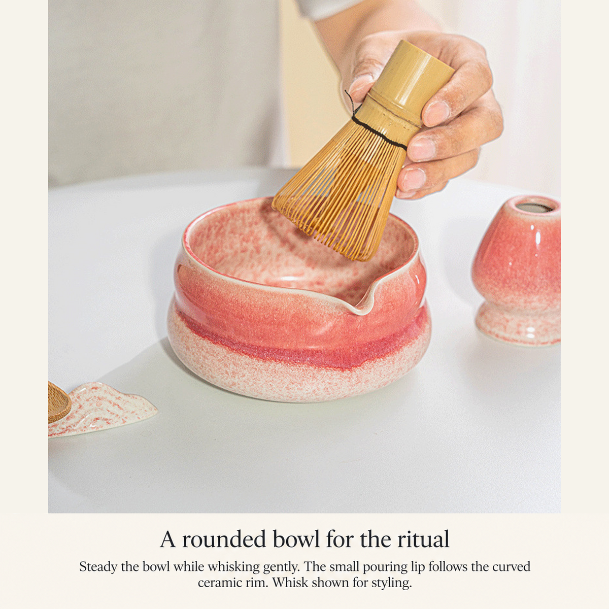 A rounded bowl for the ritual