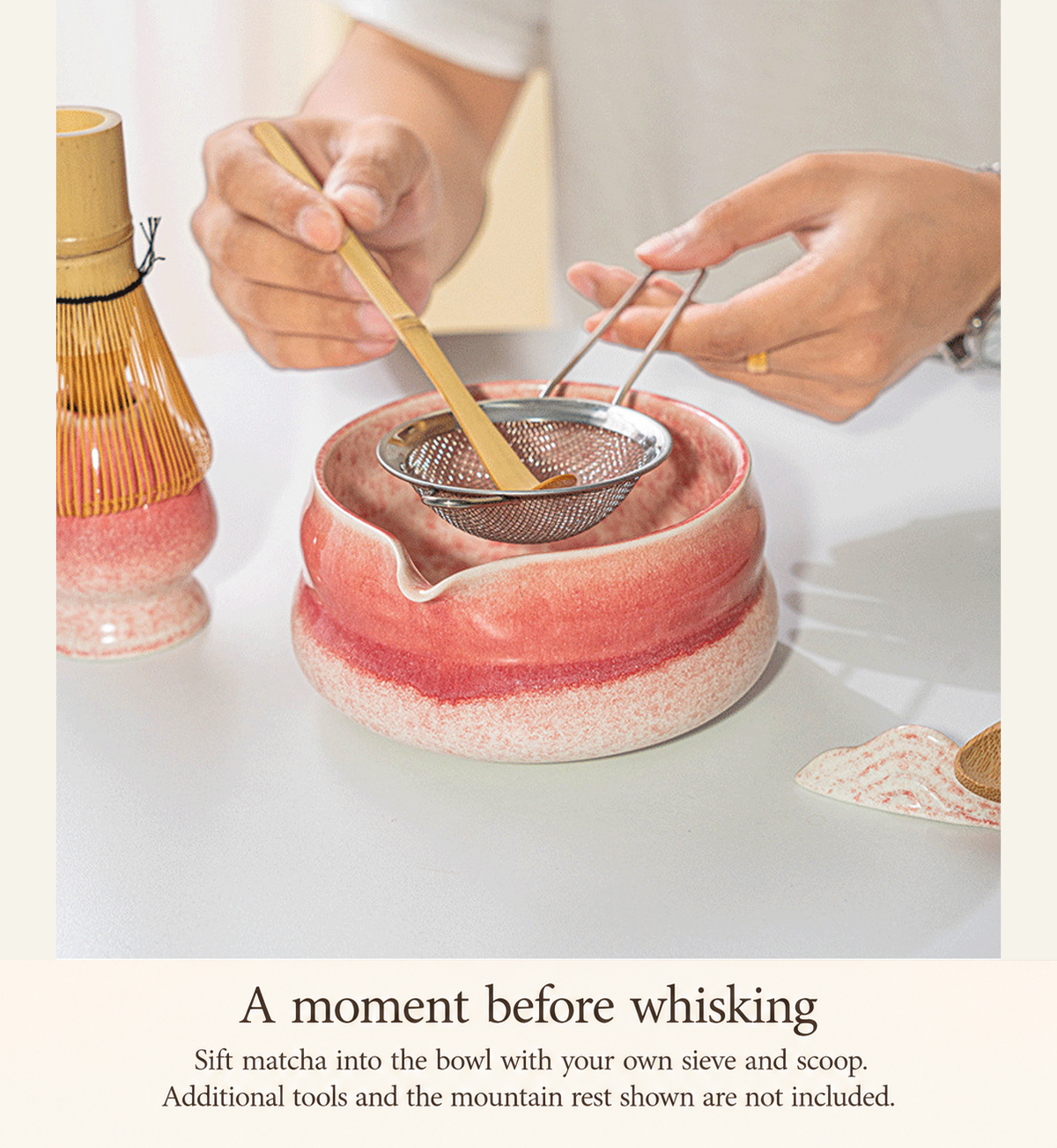 A moment before whisking
