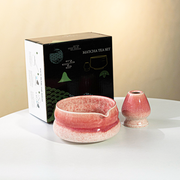 Coral Pink — Black Illustrated Box — A 08