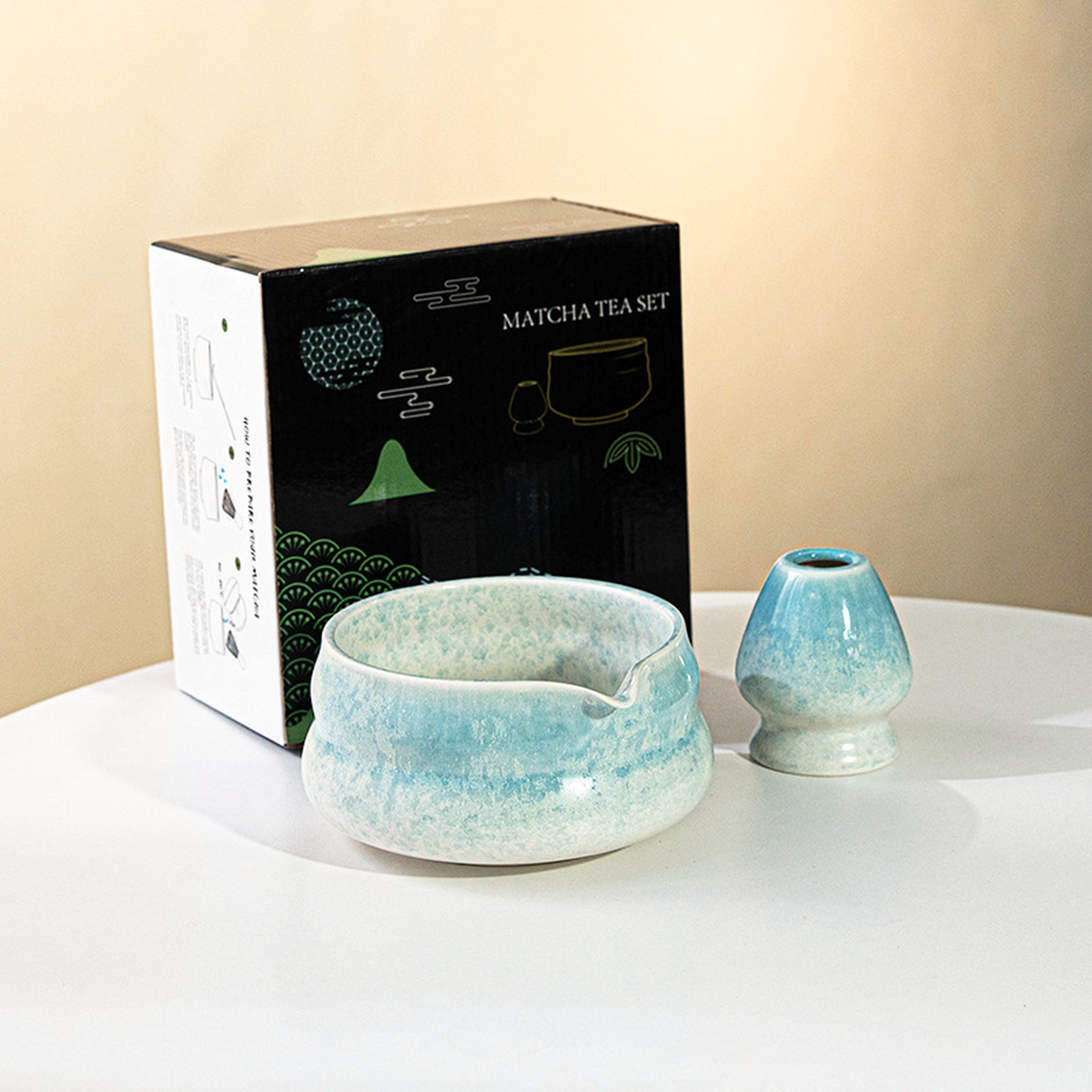 Sky Blue — Black Illustrated Box — A 09