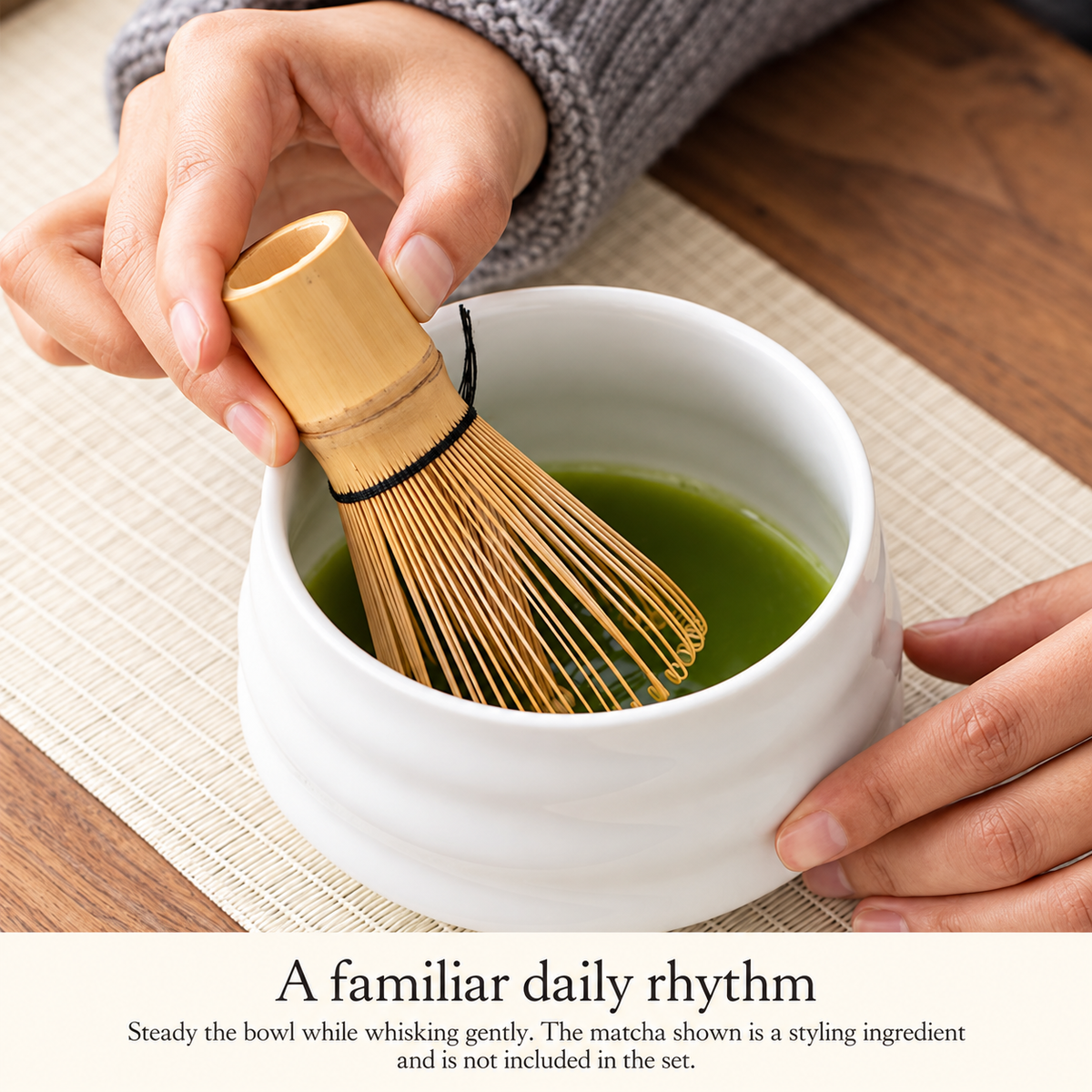 A familiar daily rhythm