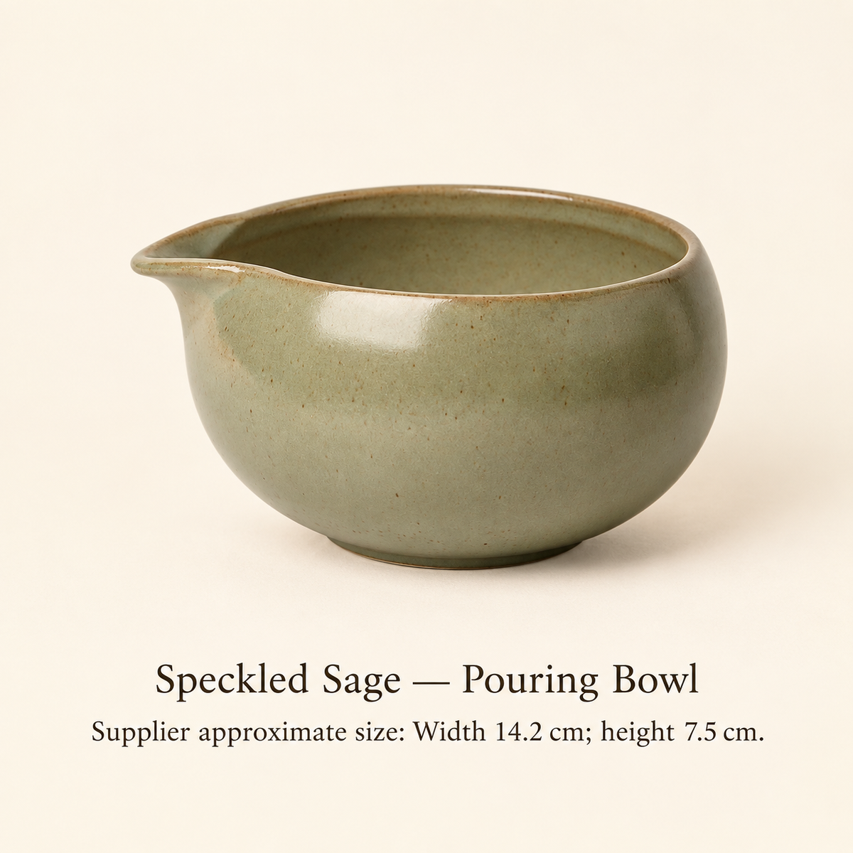 Speckled Sage — Pouring Bowl