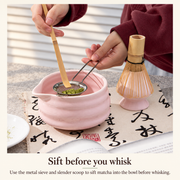Sift before you whisk