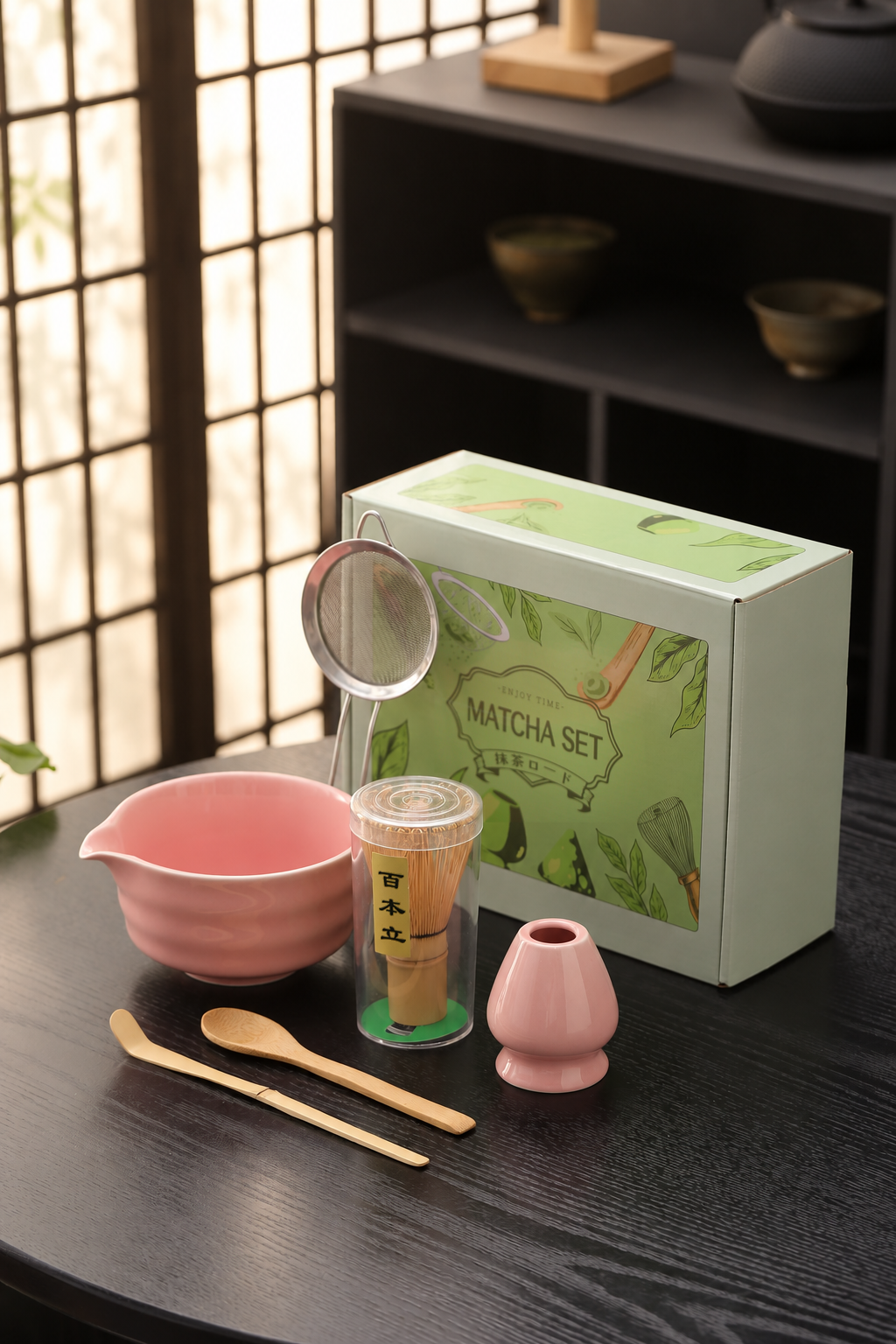 6-Piece Option 08 — Pink — Rounded Bands