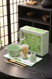 8-Piece Option 08 — Celadon — Rounded Bands