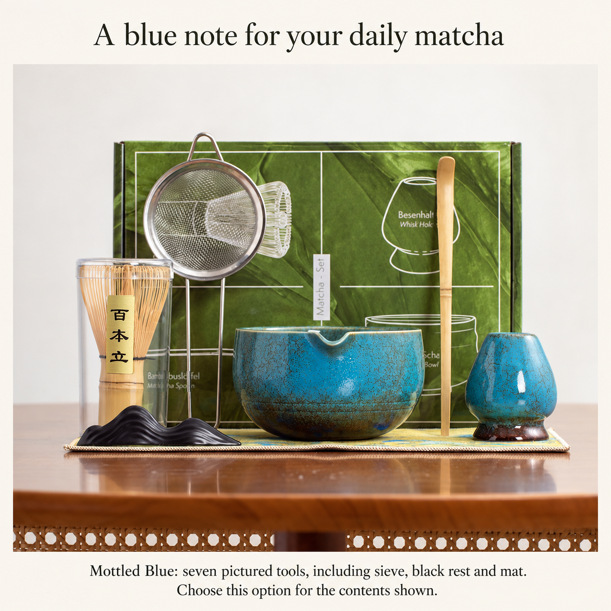 A blue note for your daily matcha