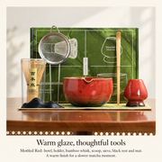 Warm glaze, thoughtful tools