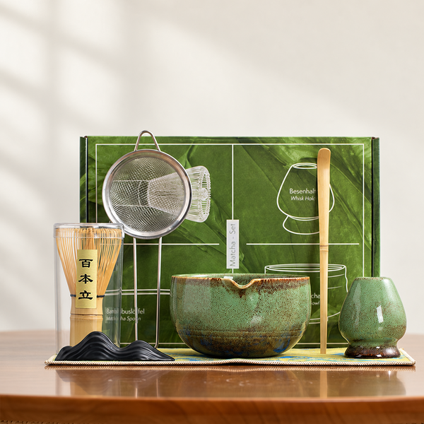 Reactive-Glaze Matcha Ritual Sets