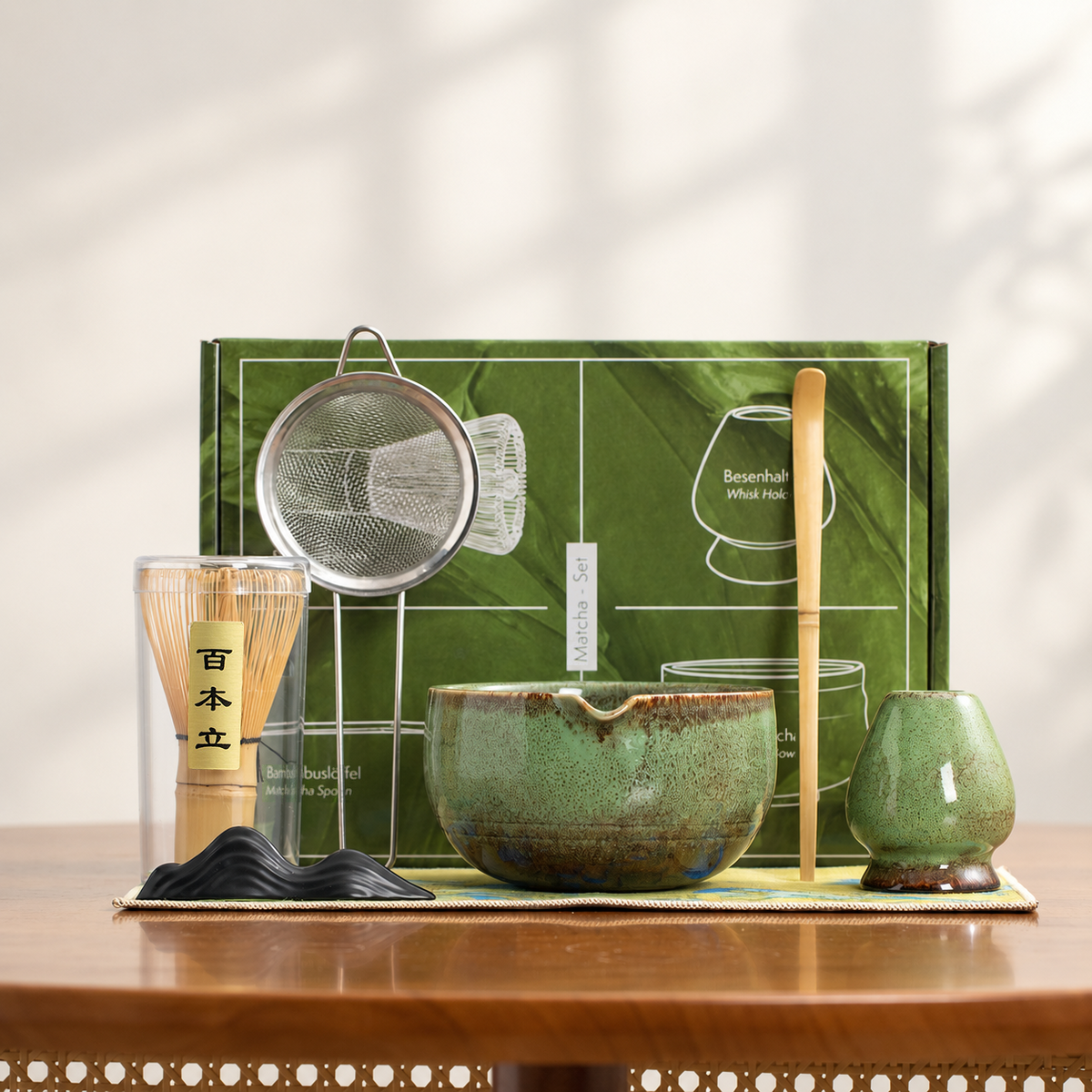 Mottled Green — Seven-Piece Set