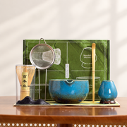 Mottled Blue — Seven-Piece Set