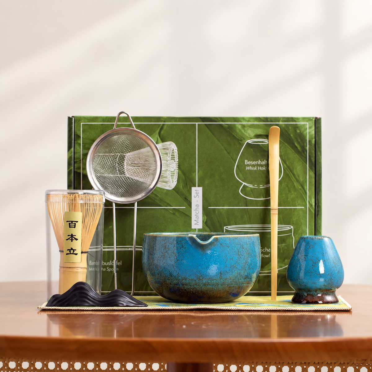 Mottled Blue — Seven-Piece Set