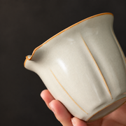 Ivory Crackle-Glaze Tea Brewers & Ritual Pieces — image 3