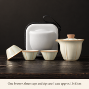 Ivory Crackle-Glaze Tea Brewers & Ritual Pieces — image 8