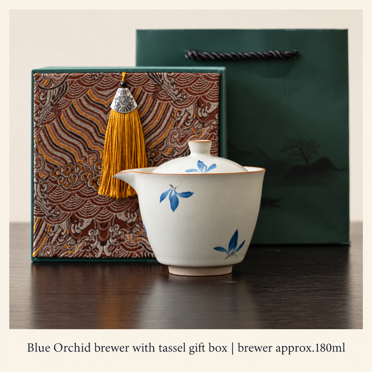 Ivory Crackle-Glaze Tea Brewers & Ritual Pieces — image 10