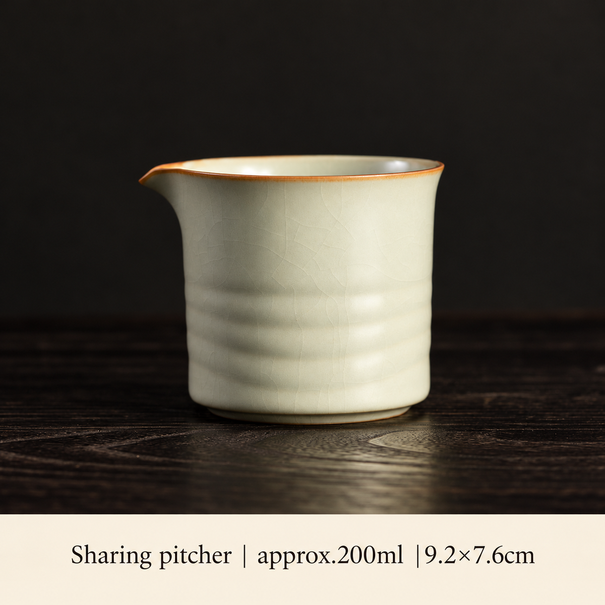 Ivory Crackle-Glaze Tea Brewers & Ritual Pieces — image 14