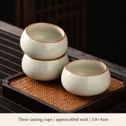 Ivory Crackle-Glaze Tea Brewers & Ritual Pieces — image 17