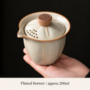 Fluted Tea Brewer — 200 ml — Brewer Only
