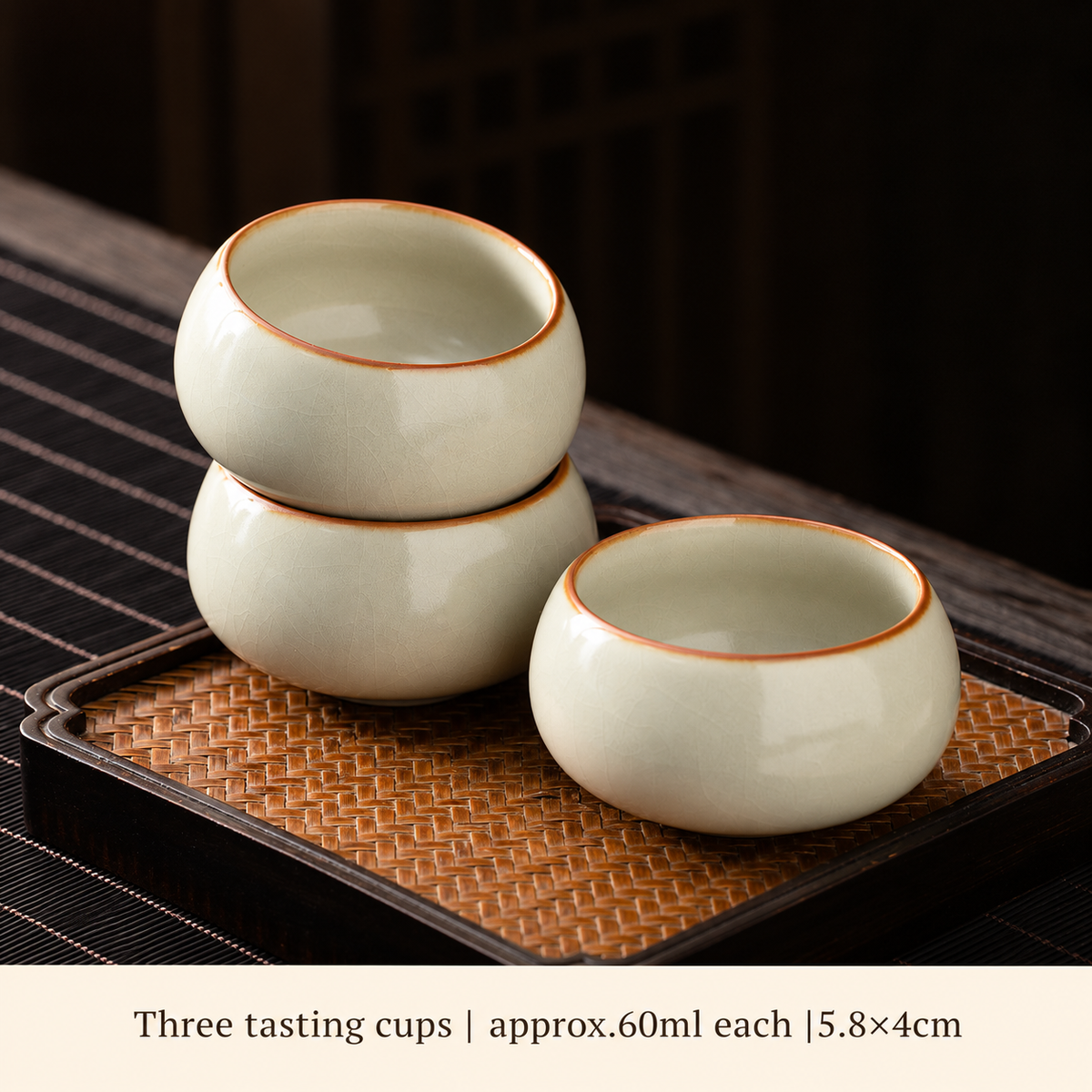 Rounded Tasting Cups — Set of Three
