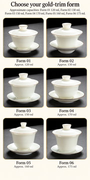 Choose your gold-trim form