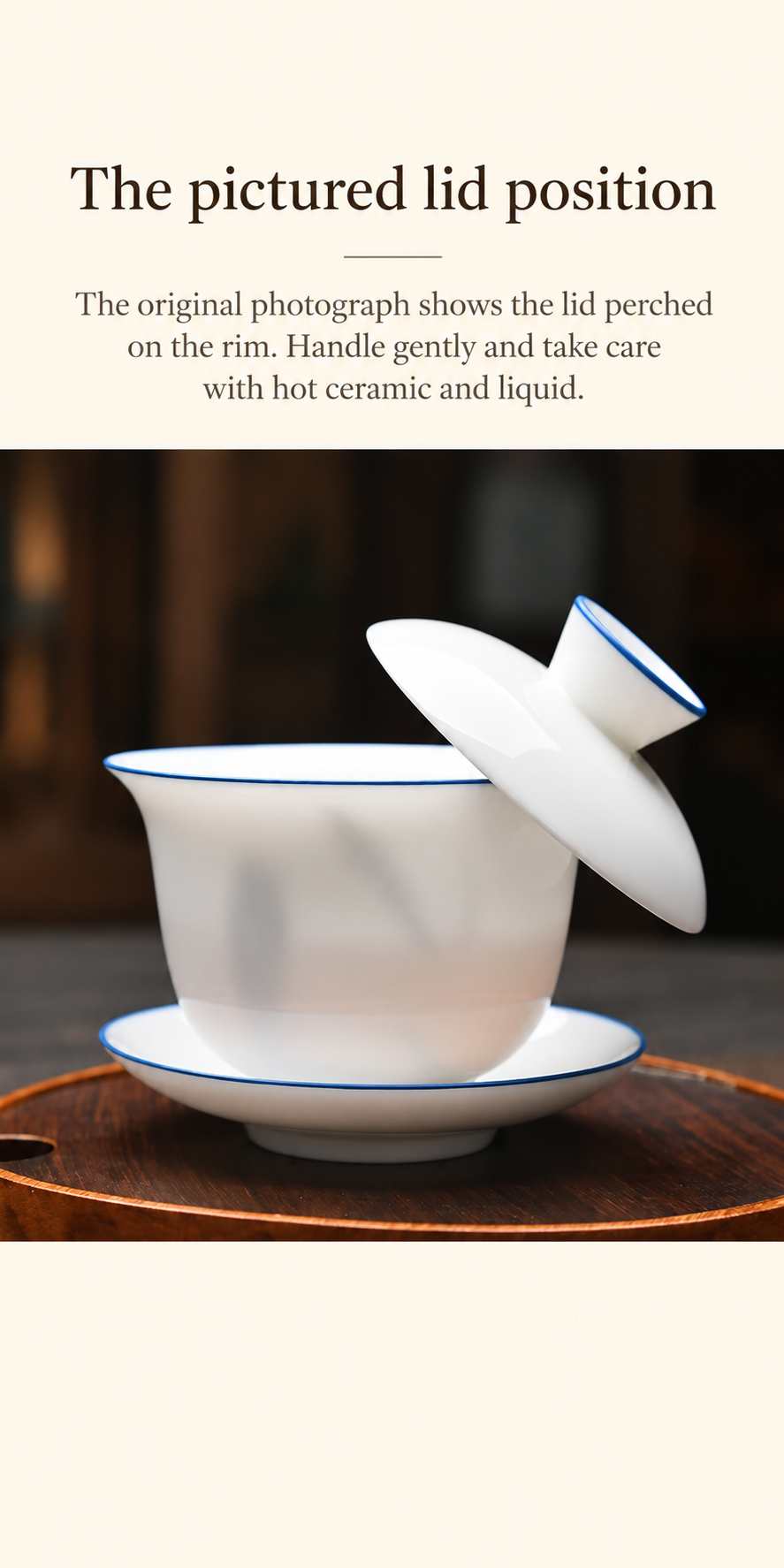The pictured lid position