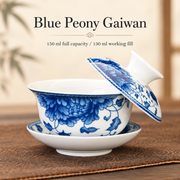 Blue Peony Gaiwan