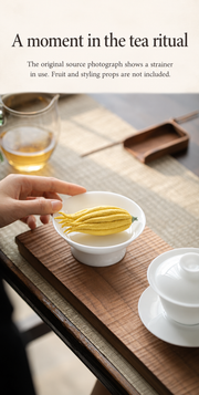 A moment in the tea ritual