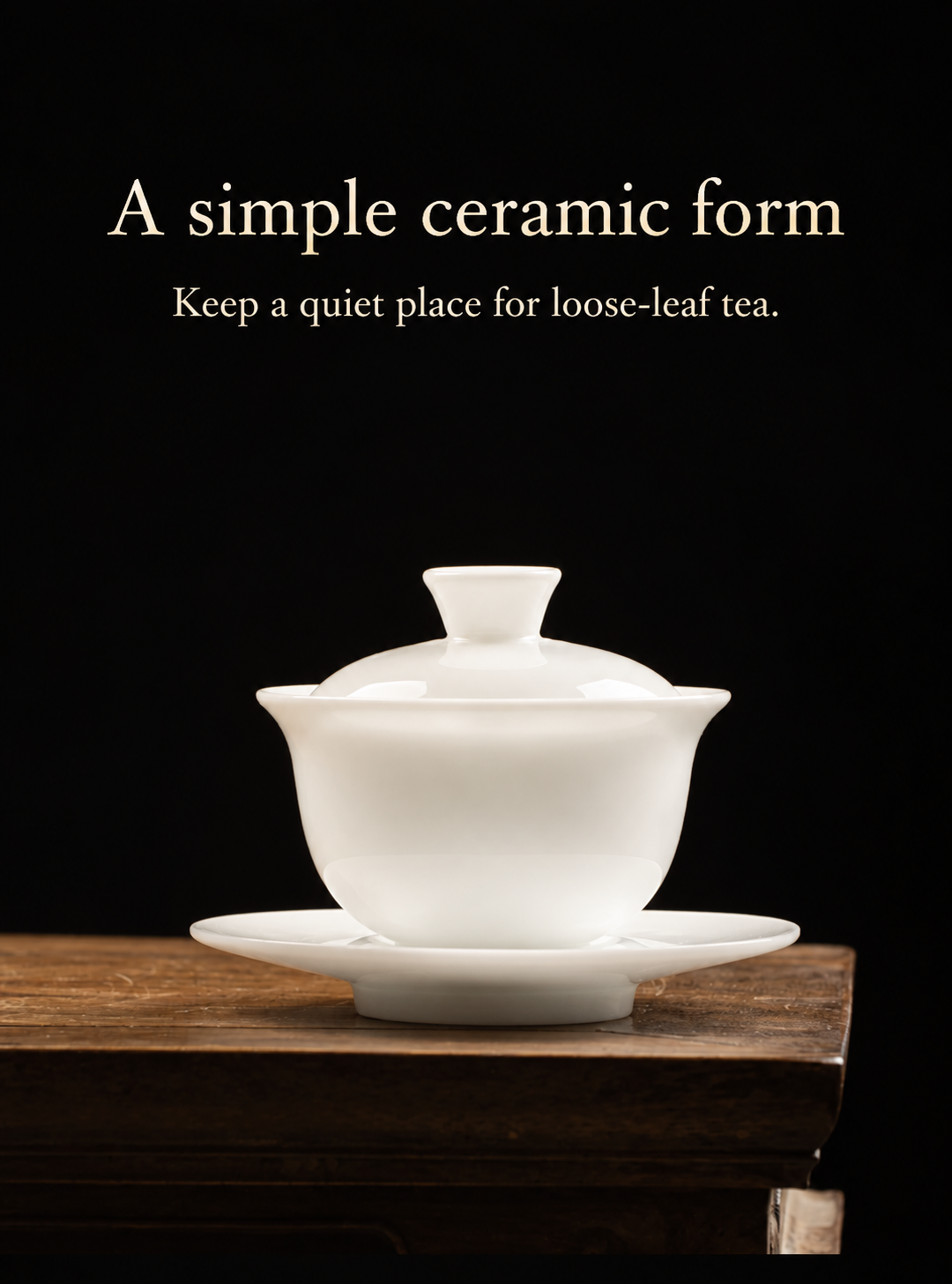 A simple ceramic form