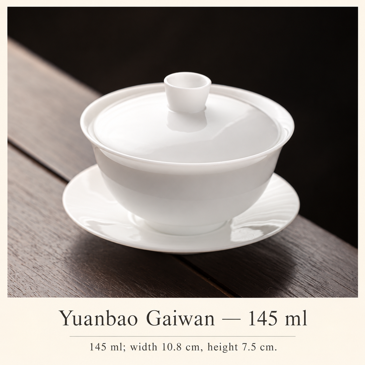 Yuanbao Gaiwan — 145 ml