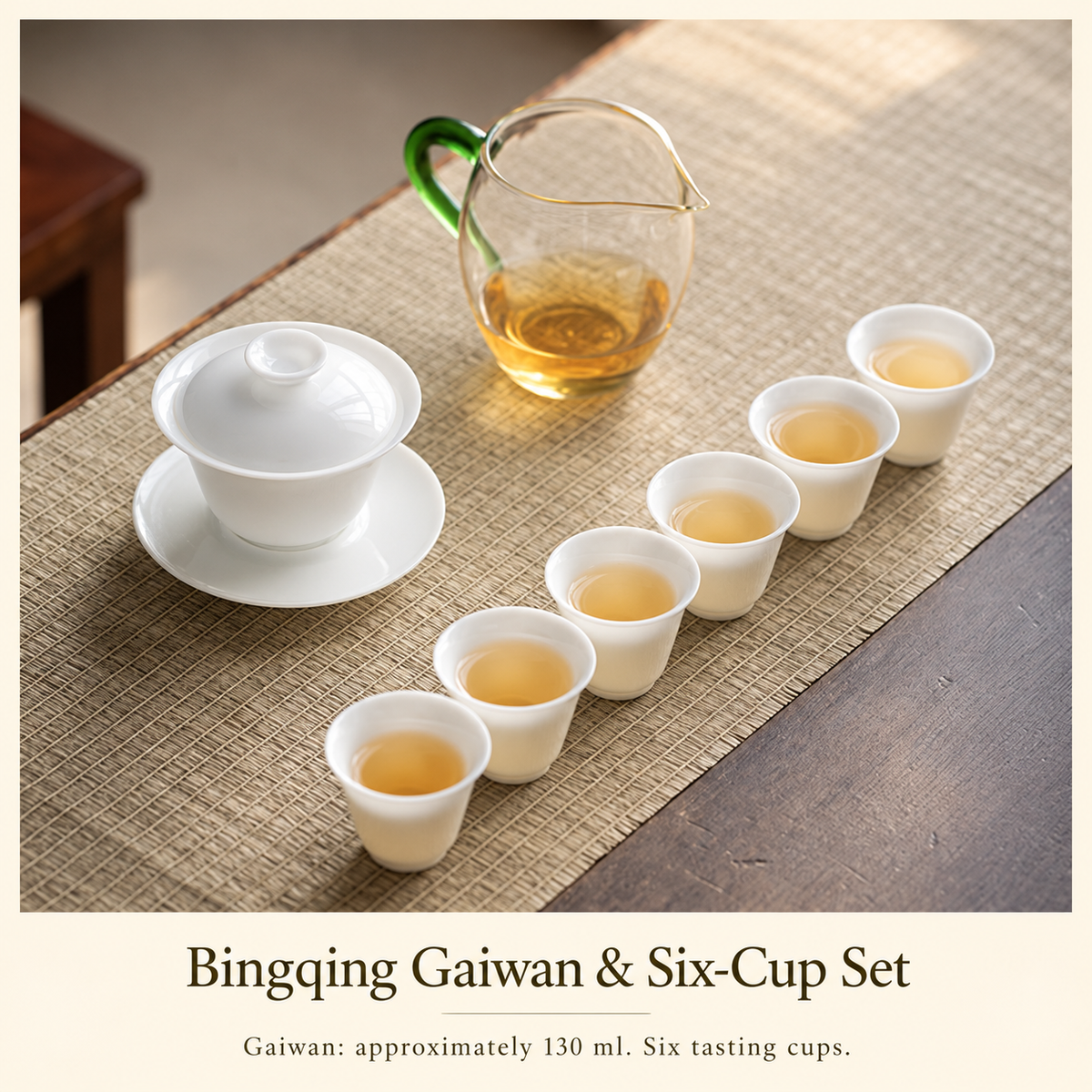 Bingqing Gaiwan & Six-Cup Set