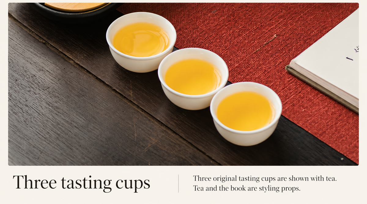 Three tasting cups