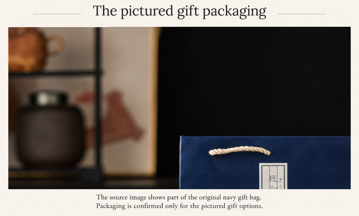 The pictured gift packaging