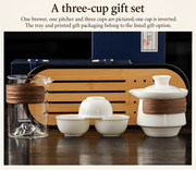 A three-cup gift set