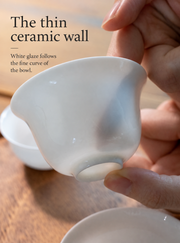The thin ceramic wall