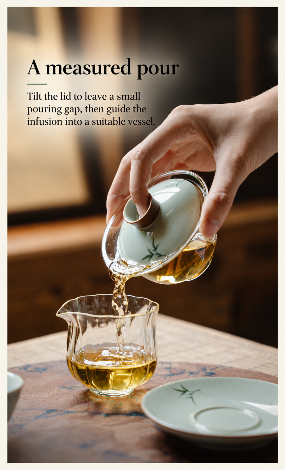 A measured pour