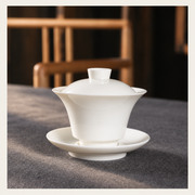 Ivory White Porcelain Gaiwan — image 1