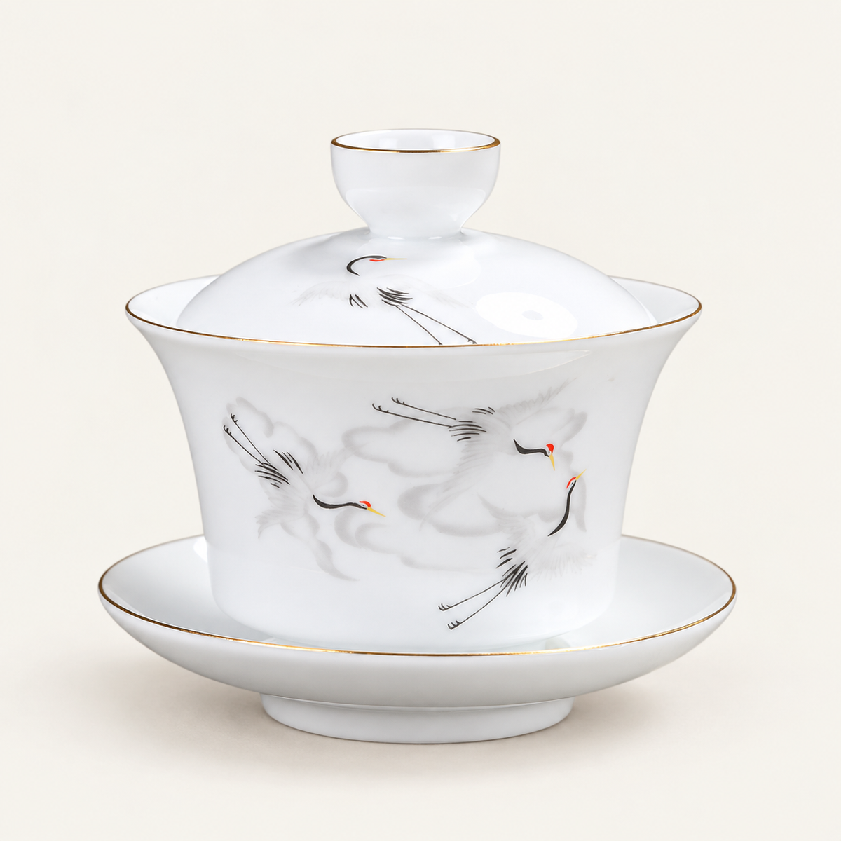 Ink Motif Porcelain Gaiwans - source image 5