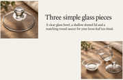 Three simple glass pieces
